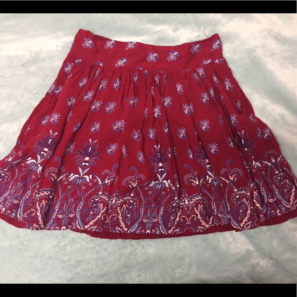☀️Mini skirt with boho pattern